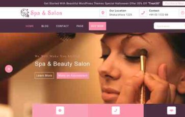 Spa Skincare Pro (screenshot desktop)