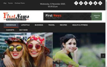 First News (ThemeRelic) (screenshot desktop)