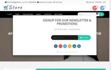oStore Pro (screenshot desktop)