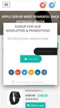 oStore Pro (screenshot mobile)