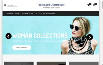 Popular eCommerce (screenshot desktop)