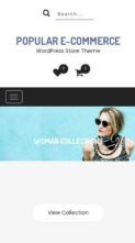 Popular eCommerce (screenshot mobile)