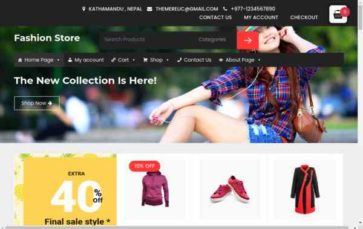 Relic Fashion Store Pro (screenshot desktop)