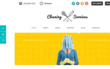 Cleaning Services (ThemeREX) (screenshot desktop)