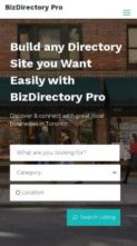 BizDirectory Pro (screenshot mobile)