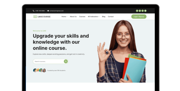 LMSCourse Pro (Themes Artist)
