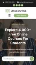 LMSCourse Pro (screenshot mobile)