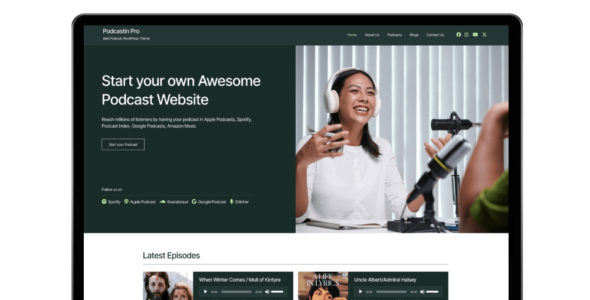 Podcastin Pro (Themes Artist)