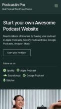 Podcastin Pro (screenshot mobile)