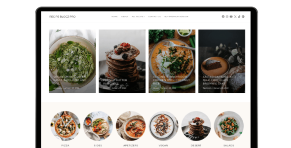 Recipe Blogz Pro (Themes Artist)