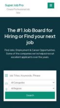 Super Job Pro (screenshot mobile)