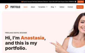 Portfolio Pro (screenshot desktop)