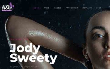 Lovestory (Themes Escort) (screenshot desktop)