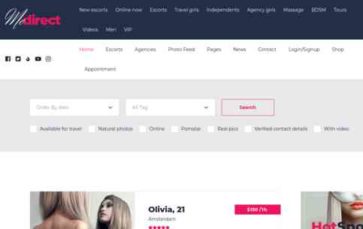 MeDirect (screenshot desktop)