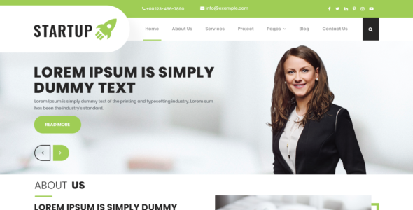 Aagaz Startup Pro (Themes Eye)