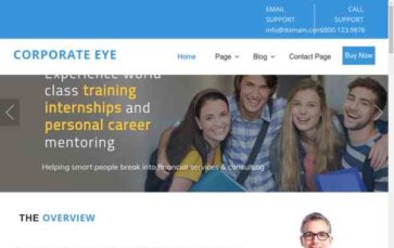 Corporate Eye (screenshot desktop)