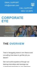 Corporate Eye (screenshot mobile)