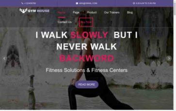 Gym House Pro (screenshot desktop)