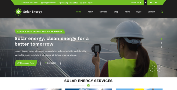 Shams Solar Pro (Themes Eye)