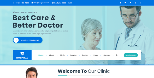 Tabib Hospital Pro (Themes Eye)