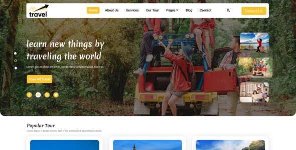 Tafri Travel Blog Pro (Themes Eye)