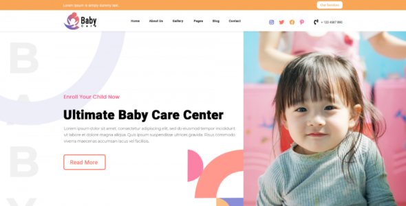 Babysitting Day Care Pro (Themes Glance)