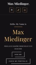 Business Card Resume Pro (screenshot mobile)