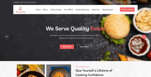 Food Truck Pro (Themes Glance)
