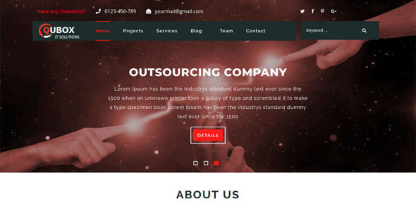 IT Company Pro (Themes Glance)