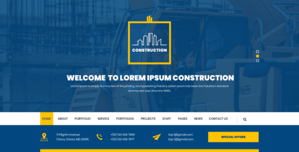 Mega Construction Pro (Themes Glance)