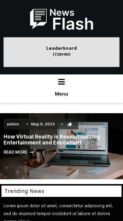 Modern Blogger Pro (Themes Glance) (screenshot mobile)