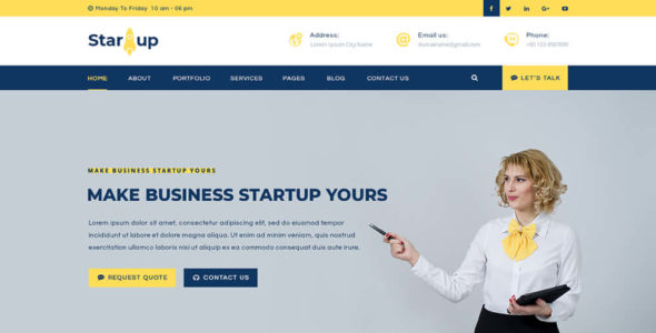 Multipurpose Startup Pro (Themes Glance)