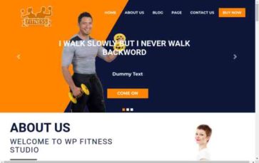 WP Fitness Pro (screenshot desktop)