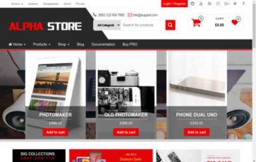 Alpha Store (screenshot desktop)