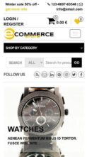 Ecommerce Store (Themes4WP) - (screenshot mobile)