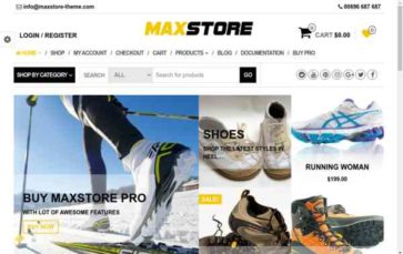 MaxStore (Themes4WP) - (screenshot desktop)