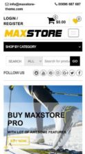 MaxStore (Themes4WP) - (screenshot mobile)