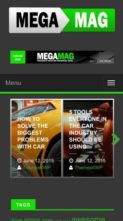 Megamag (Themes4WP) - (screenshot mobile)