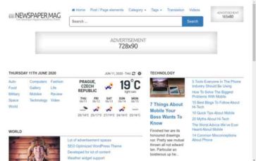 NewsPaper Mag (screenshot desktop)