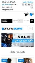 Online Store (Themes4WP) - (screenshot mobile)