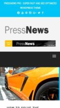 PressNews Pro (screenshot mobile)