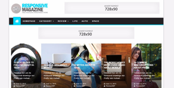 Responsive Magazine (Themes4WP)