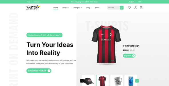 Custom Print Shop Pro (ThemesCaliber)
