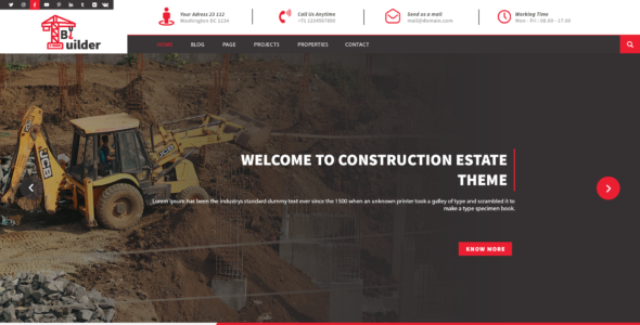 Home Construction Company Pro (ThemesCaliber)