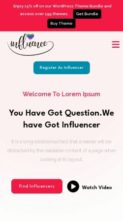 Influencer Agency Pro (screenshot mobile)