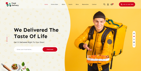 TC Online Food Delivery Pro (ThemesCaliber)