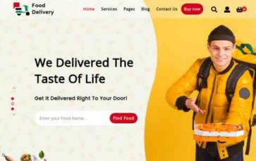 TC Online Food Delivery Pro (screenshot desktop)