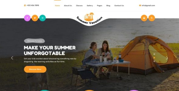 TC Summer Camp Pro (ThemesCaliber)