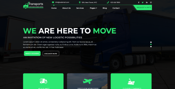 Transportation Shipment Pro (ThemesCaliber)