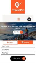 Travel Booking Agency Pro (screenshot mobile)
